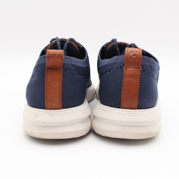 Cole Haan Grand+ Stitchlite Casual Shoes Mens Size 9.5W Wide Width Blue Lace Up - Picture 7 of 12